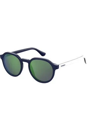Havaianas Unisex UBATUBA PJP/Z9 Occhiali da sole Plastica Verde Rotonda Normale