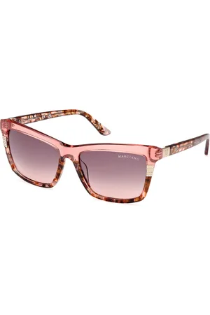 Guess Donna GM00010 74F Occhiali da sole Acetato Marrone Squadrata Normale