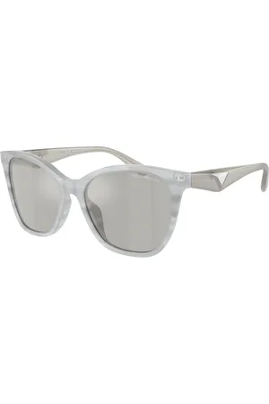 Emporio Armani Donna EA4222U 611487 Occhiali da sole Acetato Farfalla Normale Flash