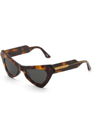 Marni Unisex Fairy Pools LDG Occhiali da sole Acetato Grigio Cat Eye Normale