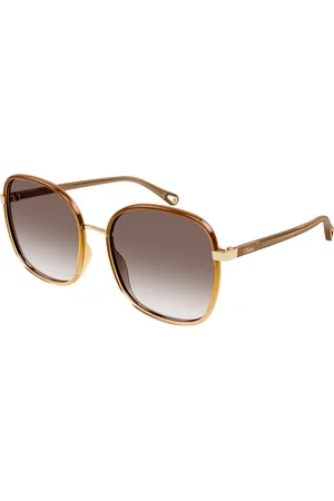 Chloé Donna CH0031S 012 Occhiali da sole Bio-iniettato Squadrata Sfumato