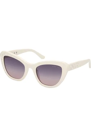 Guess Donna GM00016 21B Occhiali da sole Acetato Fumo Cat Eye Normale