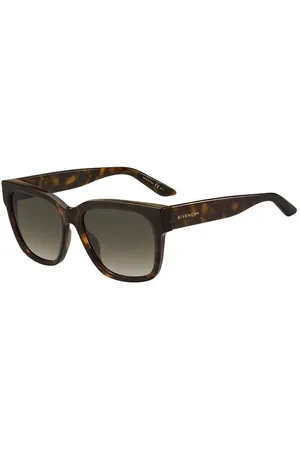 Givenchy Donna GV 7211/G/S 086/HA Occhiali da sole Acetato Marrone Squadrata Normale Sfumato