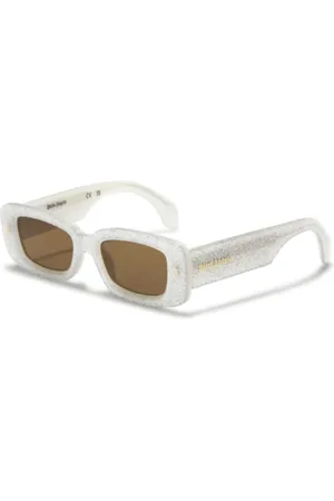 Palm Angels Unisex PERI022 Lala 8360 Glitter brown Occhiali da sole Acetato Marrone Squadrata Normale