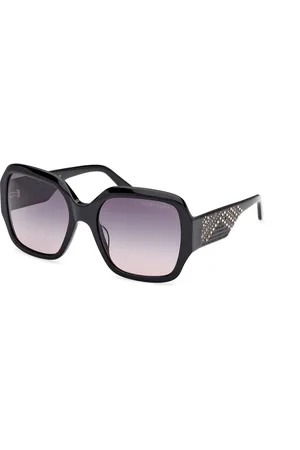 Guess Donna GM00014 01B Occhiali da sole Acetato Fumo Squadrata Normale