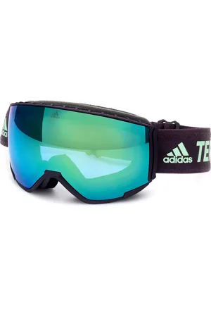 adidas Unisex SP0039 92Q Maschere da sci Plastica Verde Maschera Specchiate