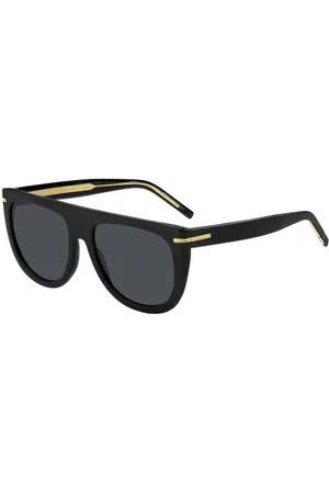 HUGO BOSS Donna BOSS 1655/S 807/IR Occhiali da sole Acetato Grigio Rotonda
