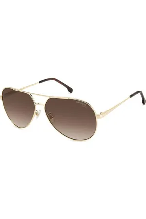 Carrera Donna 3005/S 06J/LA Occhiali da sole Acciaio Marrone Pilot Polarizzata Sfumato