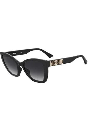Moschino Donna MOS155/S 807/9O Occhiali da sole Acetato Grigio Cat Eye Sfumato