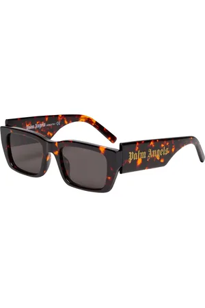 Palm Angels Unisex PERI006 Palm 6407 Dark dark grey Occhiali da sole Acetato Grigio Squadrata Normale