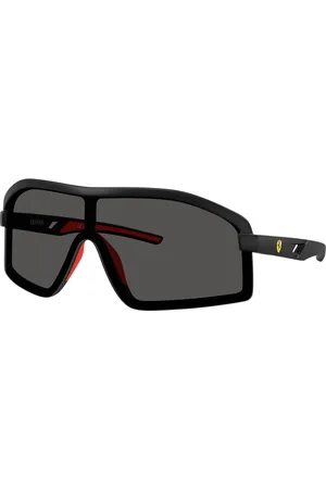 FERRARI Uomo FZ6010U 504/87 Occhiali da sole Iniettato Grigio Geometrica Normale