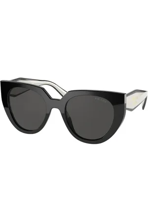 Prada Donna PR 14WS 09Q5S0 Occhiali da sole Acetato Grigio Cat Eye Normale