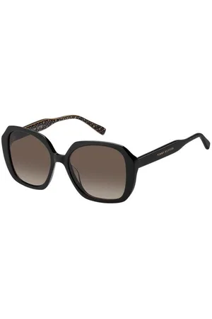 Tommy Hilfiger Donna TH 2105/S 7YQ/HA Occhiali da sole Acetato Marrone Squadrata Sfumato