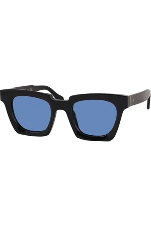 XLAB Unisex STEWART Occhiali da sole Acetato Azzurro Squadrata Polarizzata