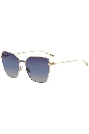 Etro Donna 0021/S 000/UY Occhiali da sole Metallo Blu Squadrata Normale Sfumato