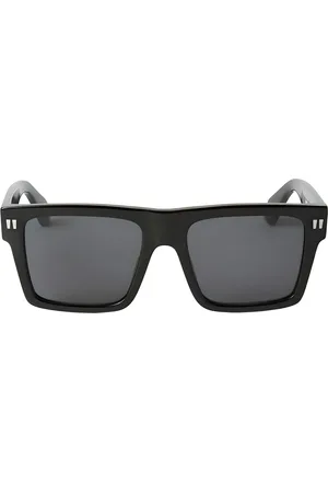 OFF-WHITE Unisex OERI109 Lawton 1007 black Occhiali da sole Acetato Grigio Squadrata Normale