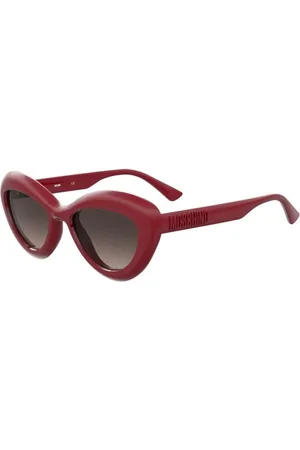 Moschino Donna MOS163/S C9A/HA Occhiali da sole Plastica Marrone Cat Eye Sfumato