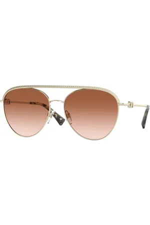 VALENTINO Donna VA2048 300313 Occhiali da sole outlet Metallo Marrone Pilot Sfumato