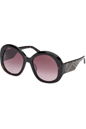 Guess Donna GM00015 52F Occhiali da sole Acetato Rotonda Normale