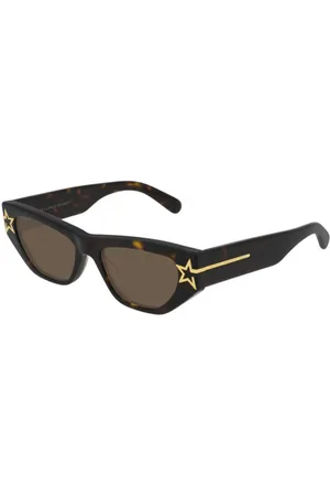Stella McCartney Donna SC0209S 002 Occhiali da sole outlet Acetato Marrone Cat Eye Normale