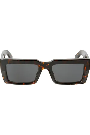 OFF-WHITE Unisex OERI114 Moberly 6007 Occhiali da sole Acetato Grigio Squadrata Normale