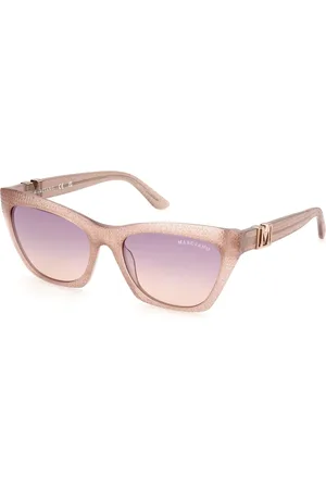 Guess Donna GM00008 57Z Occhiali da sole Acetato Viola Cat Eye Normale