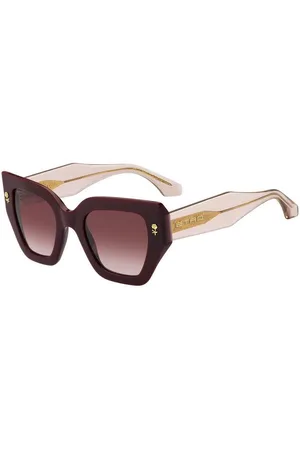 Etro Donna 0010/S LHF/3X Occhiali da sole Acetato Rosso Squadrata Normale Sfumato