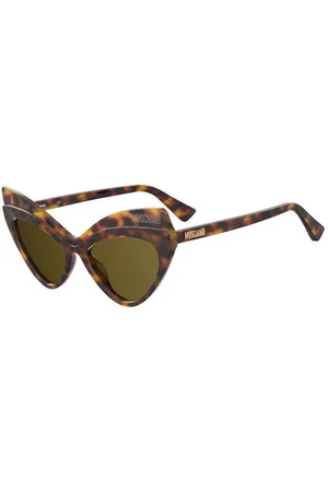 Moschino Donna MOS080/S SDP/QT Occhiali da sole Acetato Verde Cat Eye