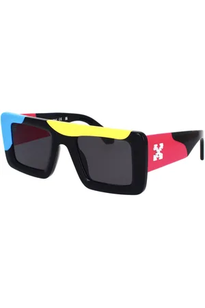 OFF-WHITE Unisex OERI069 Seattle 1007 Multicolor yellow Occhiali da sole Acetato Grigio Squadrata Normale