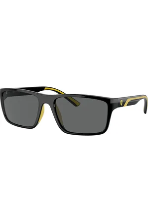 FERRARI Uomo FZ6003U 501/87 Occhiali da sole Iniettato Grigio Squadrata Normale