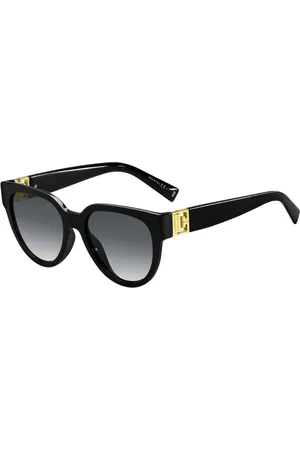 Givenchy Donna GV 7155/G/S 807/9O Occhiali da sole Acetato Grigio Rotonda Normale Sfumato