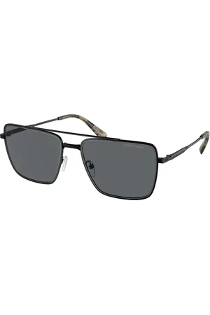 Michael Kors Uomo MK1154 BLUE RIDGE 100587 Occhiali da sole Metallo Grigio Squadrata Normale