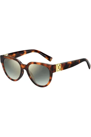 Givenchy Donna GV 7155/G/S 0UC/EZ Occhiali da sole Acetato Grigio Rotonda Normale Sfumato