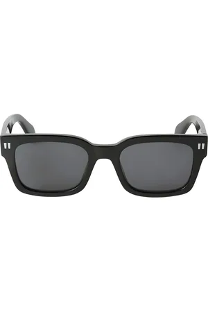 OFF-WHITE Unisex OERI108 Midland 1007 black Occhiali da sole Acetato Grigio Squadrata Normale