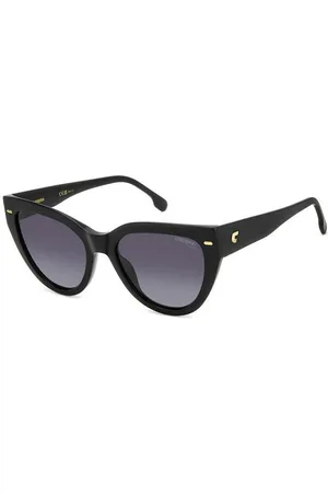 Carrera Donna 3017/S 807/WJ Occhiali da sole Acetato Grigio Cat Eye Polarizzata Sfumato