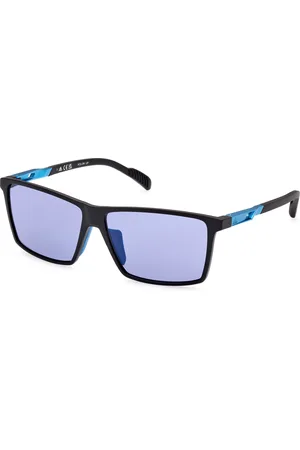 adidas Unisex SP0058 02V Occhiali da sole Blu Rotonda Normale