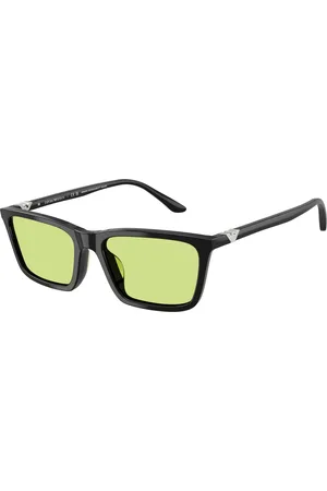 Emporio Armani Donna EA4239U 5017/2 Occhiali da sole Acetato Verde Squadrata Normale