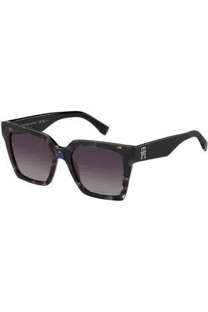 Tommy Hilfiger Donna TH 2100/S JBW/3X Occhiali da sole Acetato Bordeaux Squadrata Sfumato
