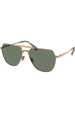 Michael Kors Uomo MK1156 KESWICK 18993H Occhiali da sole Metallo Verde Pilot Normale