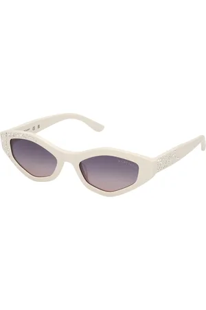 Guess Donna GM00017 21B Occhiali da sole Acetato Fumo Geometrica Normale