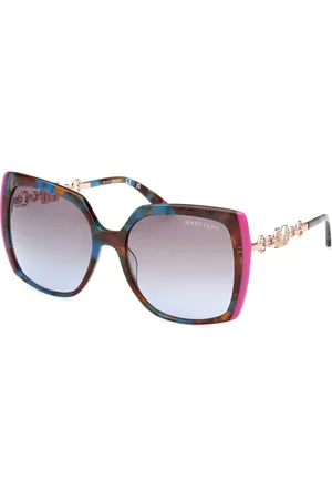 Guess Donna GM00005 52F Occhiali da sole Acetato Squadrata Normale Sfumato