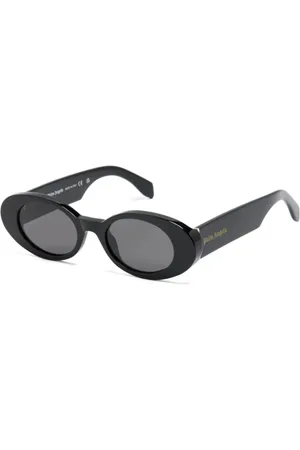 Palm Angels Unisex PERI051 Gilroy 1007 black Occhiali da sole Acetato Grigio Rotonda Normale