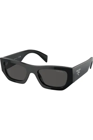 Prada Unisex PR A01S 16K08Z Occhiali da sole Acetato Grigio Pillow Normale