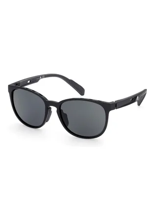 adidas Uomo SP0036 02A Occhiali da sole Plastica Grigio Rotonda Polarizzata
