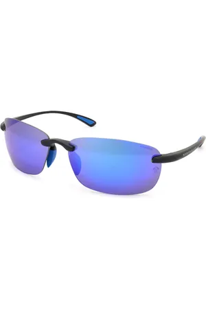 North Sails Unisex Vega NS006 Occhiali da sole Plastica Blu Squadrata Polarizzata