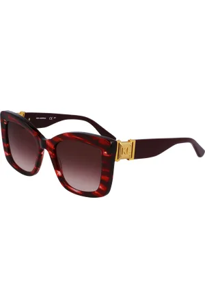 Karl Lagerfeld Donna KL6139S 609 Occhiali da sole Acetato Marrone Squadrata Normale Sfumato