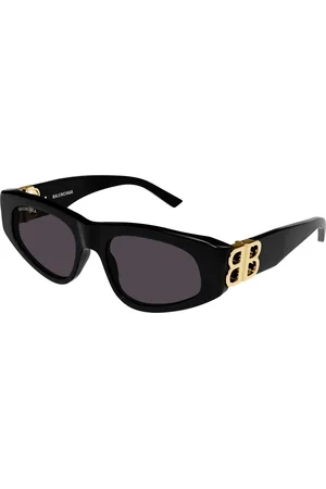 Balenciaga Donna BB0095S 001 Occhiali da sole Plastica Grigio Cat Eye