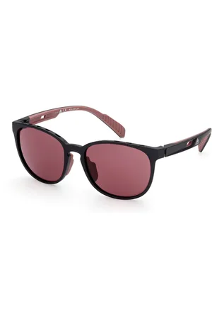 adidas Uomo SP0036 02S Occhiali da sole Plastica Rosso Rotonda Normale