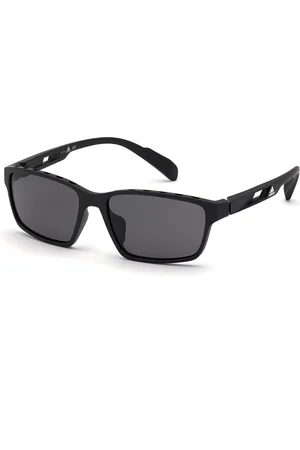 adidas Unisex SP0024 02D Occhiali da sole Iniettato Grigio Geometrica Polarizzata