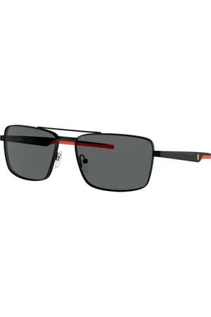 FERRARI Uomo FZ5001 101/87 Occhiali da sole Metallo Grigio Squadrata Normale